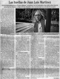 Las huellas de Juan Luis Martínez