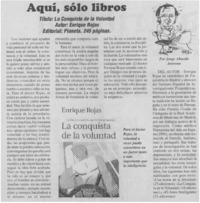 Aqui, sólo libros