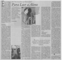 Para leer a Alone