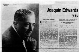 Joaquín Edwards Bello y su amor por París