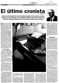 El último cronista