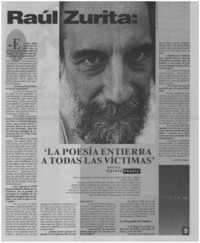 "La poesía entierra a todas las víctimas" : [entrevistas]