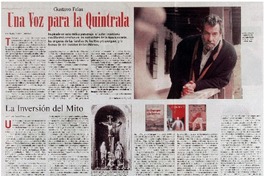 Una voz para la Quintrala: [entrevistas]