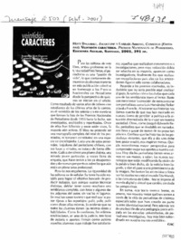 Veintidós caracteres