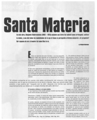 Santa materia