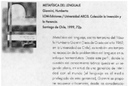 Metafísica del lenguaje