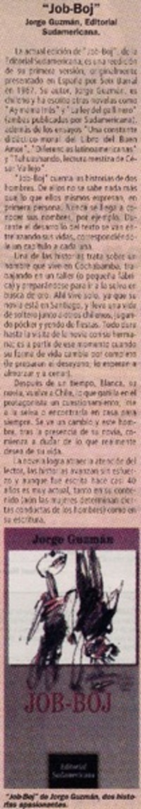 Libro del día : "Job-Boj"