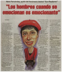 Los hombres cuando se emocionan es emocionante": [entrevistas]