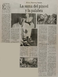 La suma del pincel y la palabra