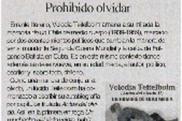 Prohibido olvidar