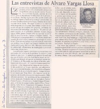 Las entrevistas de Alvaro Vargas Llosa