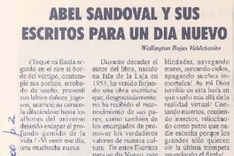 Abel Sandoval y sus escritos para un día nuevo
