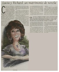 Lucía y Richard, un matrimonio de novela