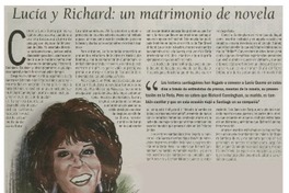 Lucía y Richard, un matrimonio de novela