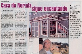 Casa de Neruda sigue encantando