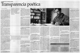 Transparencia poética: [entrevistas]
