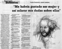 Me habría gustado ser mujer y así aclarar mis dudas sobre ellas": [entrevistas]