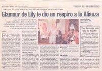 Glamour de Lily le dio un respiro a la alianza [entrevistas]