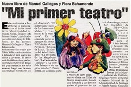 Mi primer teatro".