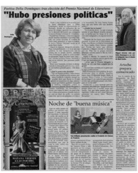 Hubo presiones políticas" : [entrevistas]