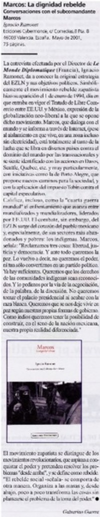 Marcos: La dignidad rebelde