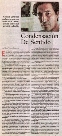 Condensación de sentido [entrevistas]