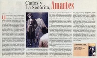 Carlos y La señorita, Amantes