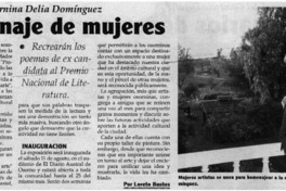 Homenaje de mujeres
