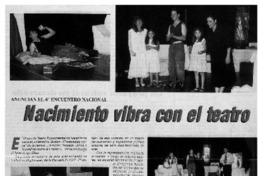 Nacimiento vibra con el teatro