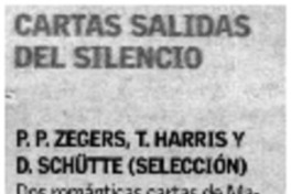 Cartas salidas del silencio.