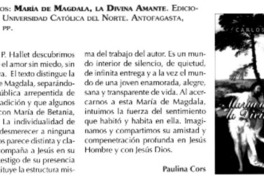 María de Magdala, la divina amante