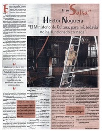 En su "salsa" Héctor Noguera [entrevistas]