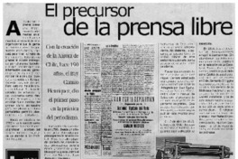 El precursor de la prensa libre