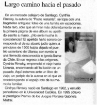 Largo camino hacia el pasado