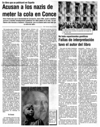 Acusan a los nazis de meter la cola en Conce