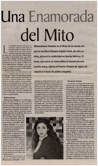 Una enamorada del mito.