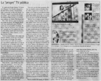 La "Progre" TV pública