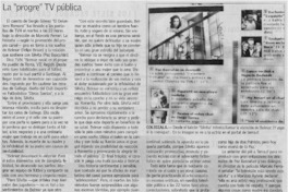La "Progre" TV pública