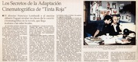 Los secretos de la adaptación cinematográfica de "Tinta Roja"