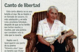 Canto de libertad