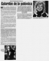 Galardón de la polémica.