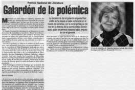 Galardón de la polémica.