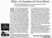 Chile y los hombres del Tercer Reich