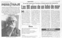 Los 90 años de un lobo de mar.