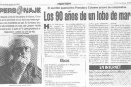 Los 90 años de un lobo de mar.
