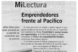 Emprendedores frente al Pacífico.