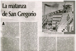La matanza de San Gregorio