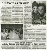 El teatro es mi vida": [entrevistas]