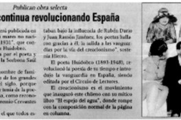 Huidobro continua revolucionando España.