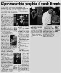 Súper economista conquista al mundo literario [entrevistas]